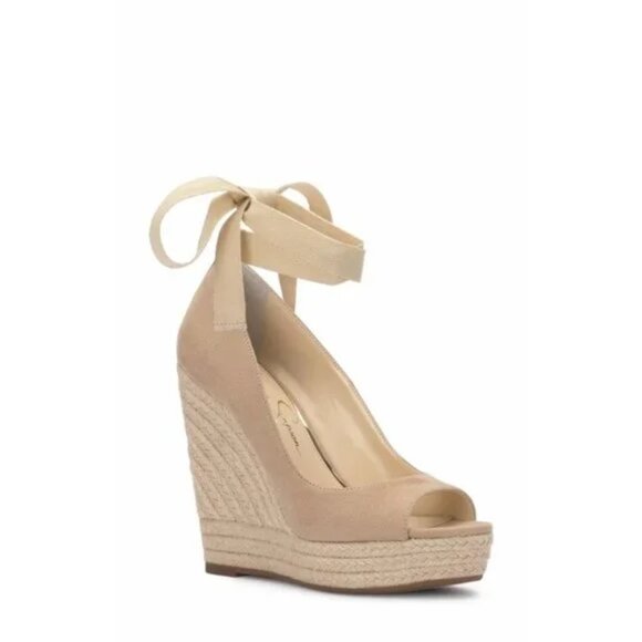 Jessica Simpson Zavida Espadrille Platform Wedge Sandals - Picture 1 of 7